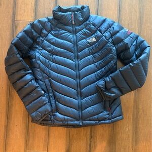 Women's The North Face Summit Series Navy 800 Fill Down Puffer Jacket Medium
